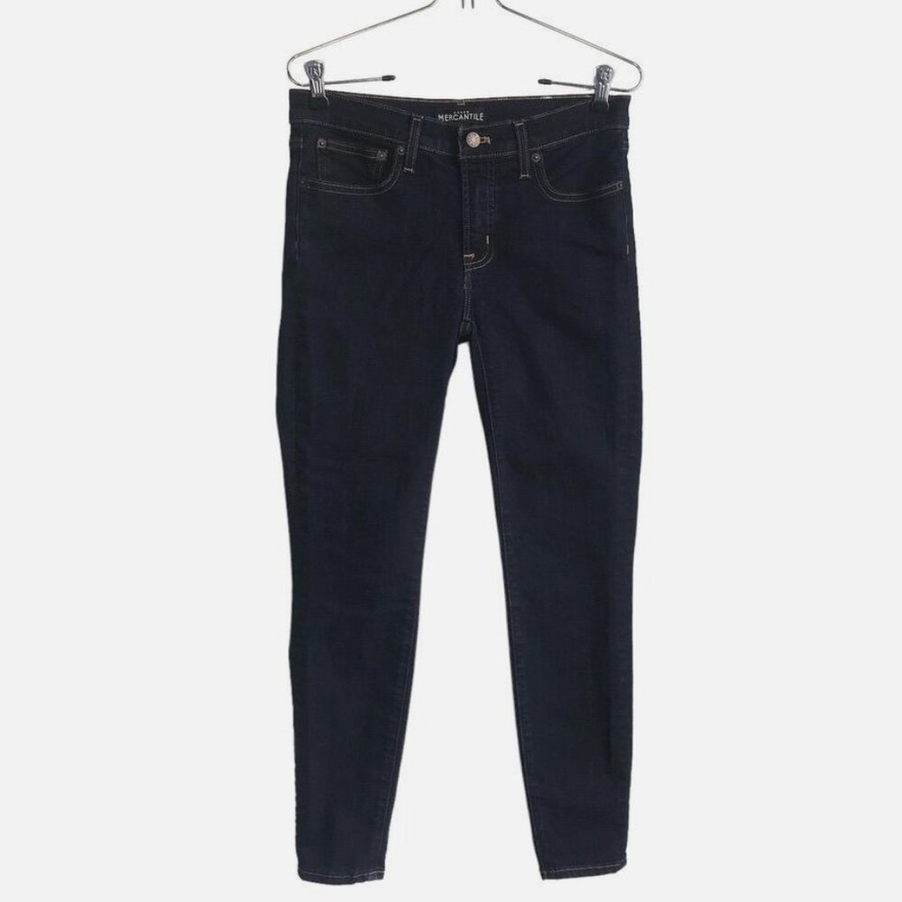 J.Crew Mercantile Skinny Jeans in Dark Blue - Size W27/L28